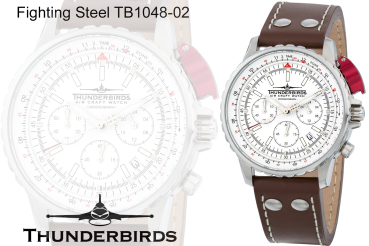 THUNDERBIRDS Fighting Steel Chrono TB1048-02
